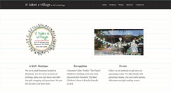 Desktop Screenshot of ittakesavillagekids.com