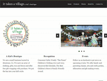 Tablet Screenshot of ittakesavillagekids.com